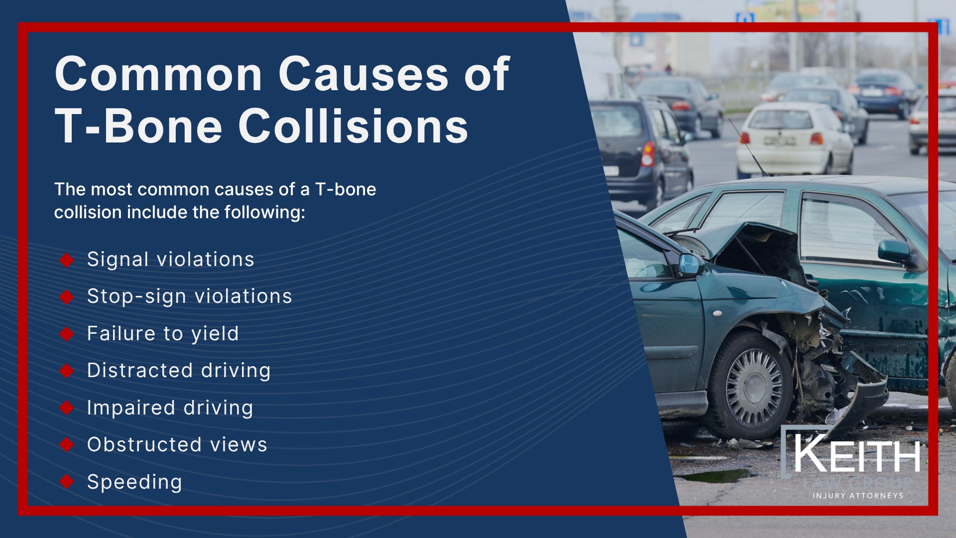 What Is a T-Bone Accident; Common Causes of T-Bone Collisions